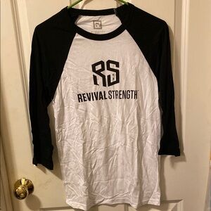 Revival strength baseball shirt